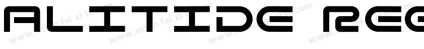 ALITIDE Regular字体转换